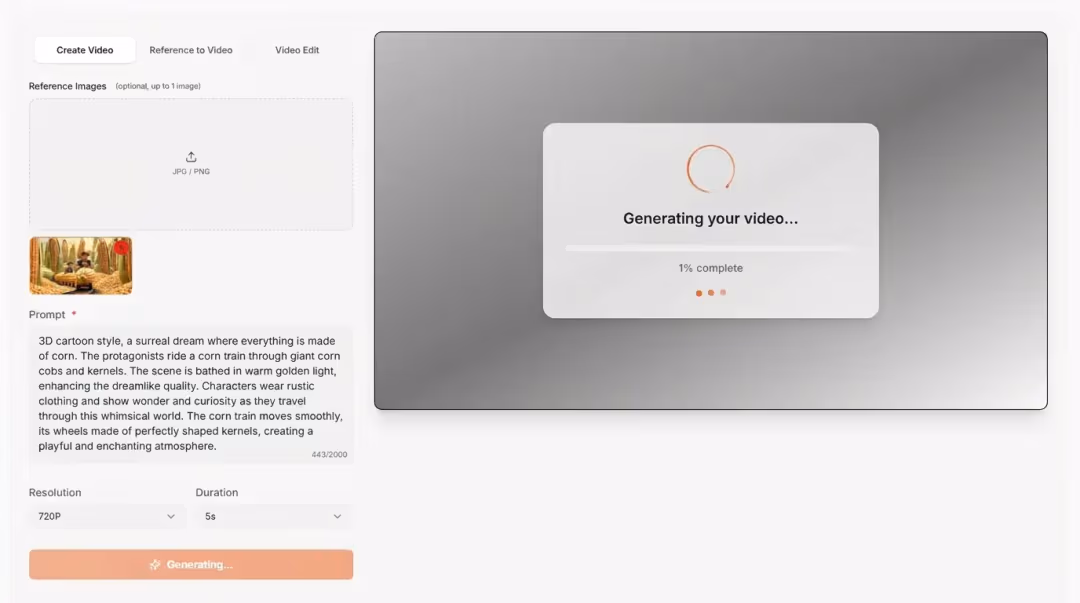 3. Generate, review, download. screenshot