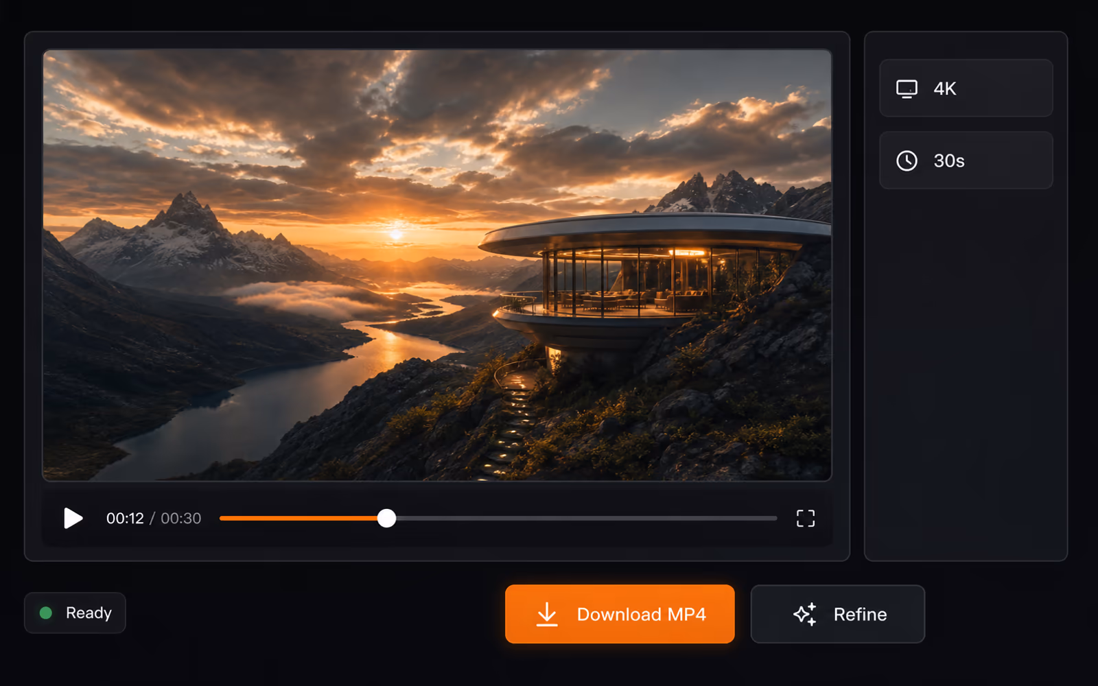3. Generate, review, download. screenshot